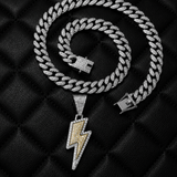 SL Signature Necklace-Iced Lightning Cuban Chain