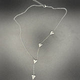 SLSignature Necklace – Silver Heart Drop