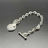 SL Signature Bracelet- Silver Pulse Heart
