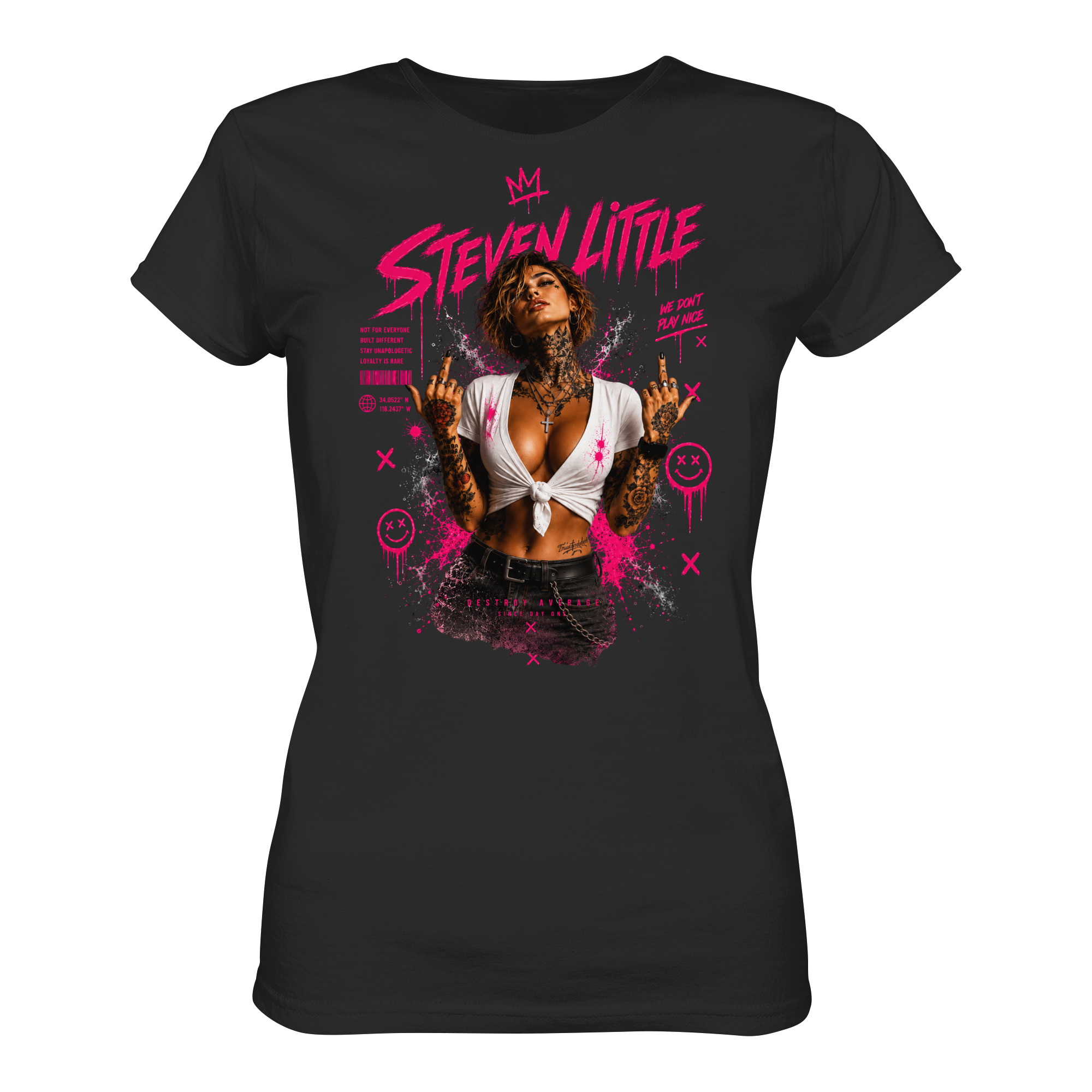 SL Front Core Tee-Rebel Rose 2.0|Tailored
